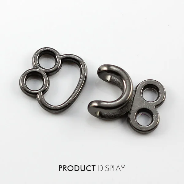 100 набор металлических черных застежек с крючками для шитья одежды/NK188|accessories