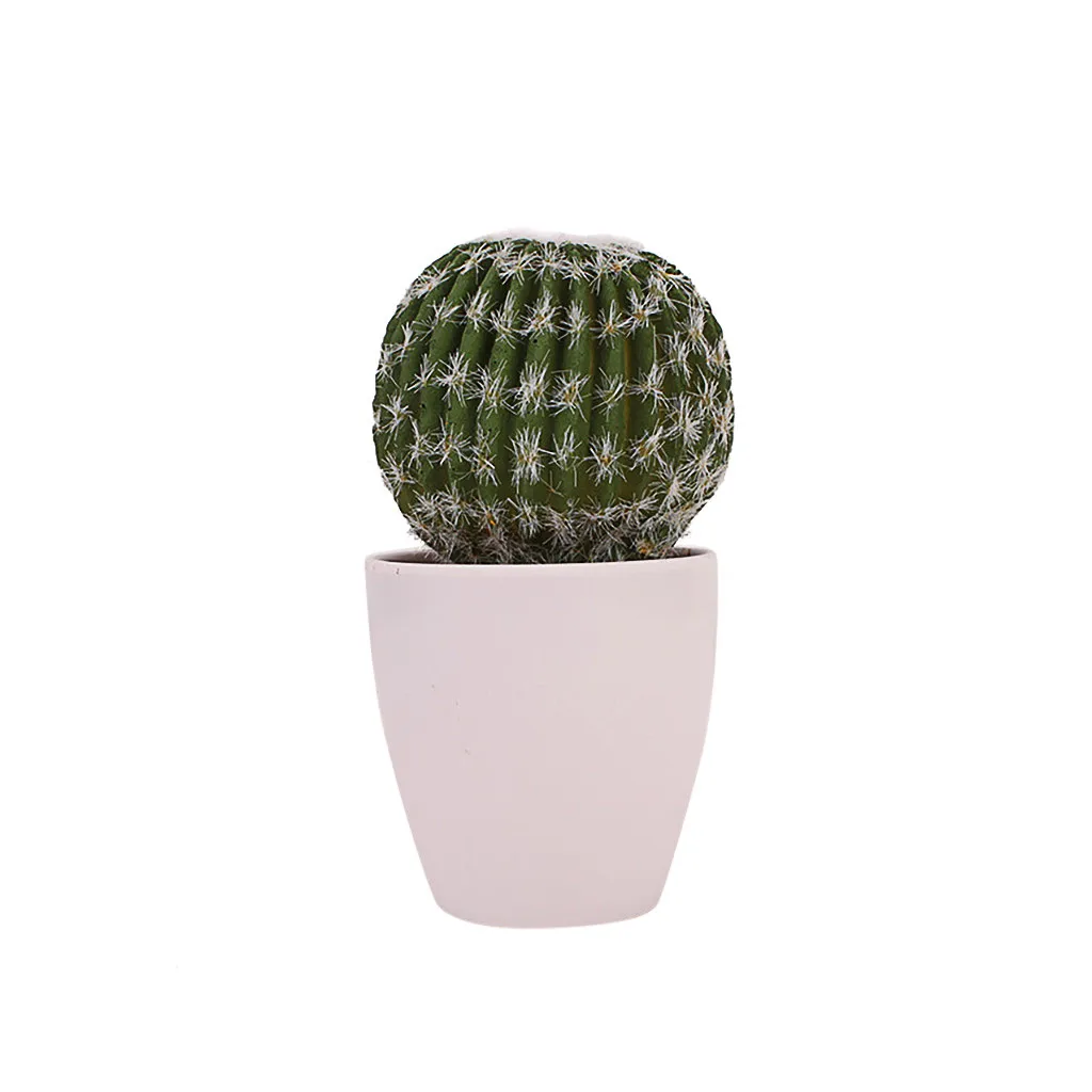 Artificial plant bonsai Simulated Potted Cactus Green Plant Flower Art Home Decor A90402 | Дом и сад