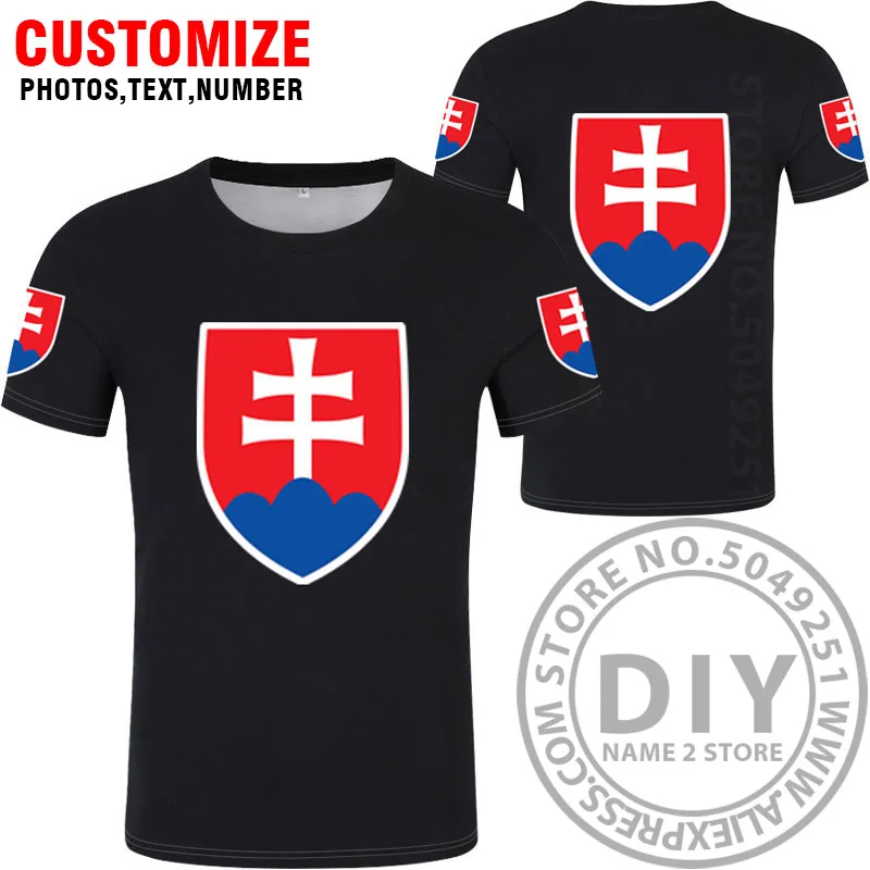 Style 8 Футболка со сборным именем и номером svk, футболка с флагом страны sk, словенско, страна, Республика, колледж, принт, фото, Одежда diy - Цвет: Style 8