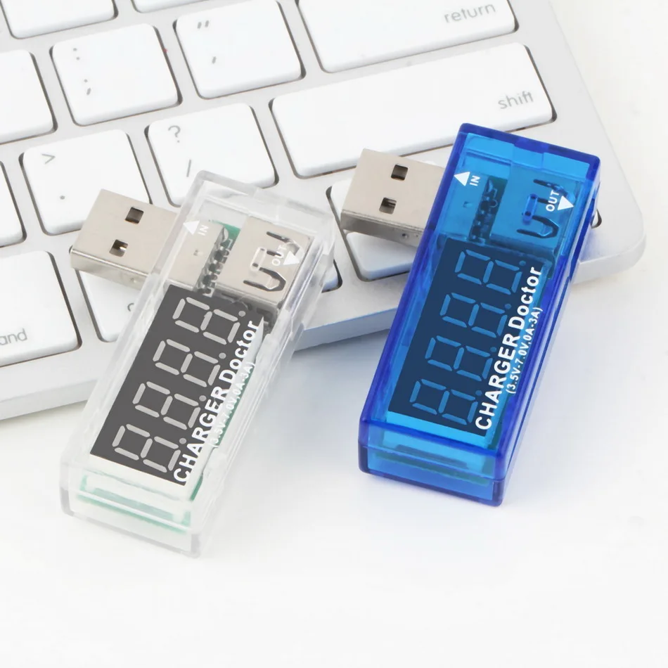 1 шт. цифровой дисплей Горячая мини USB мощность Ток Напряжение метр тестер