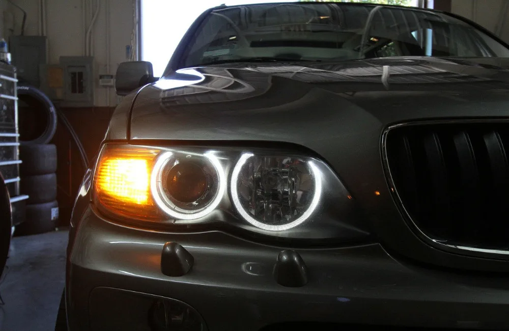 4 шт. E53 X5 1999 2004 CCFL ангельские глаза гало кольца свет для BMW белый 6500K|light for bmw|angel eyes