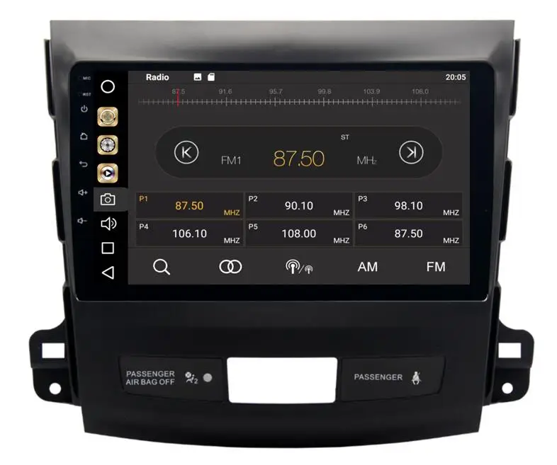 

Carplay (BT) 4GB Ram 8-Core 64GBRom 9inch Android 9.0 Car Dvd Gps For Mitsubishi Outlander 2007-2011 Radio Multimedia GPS NAVI