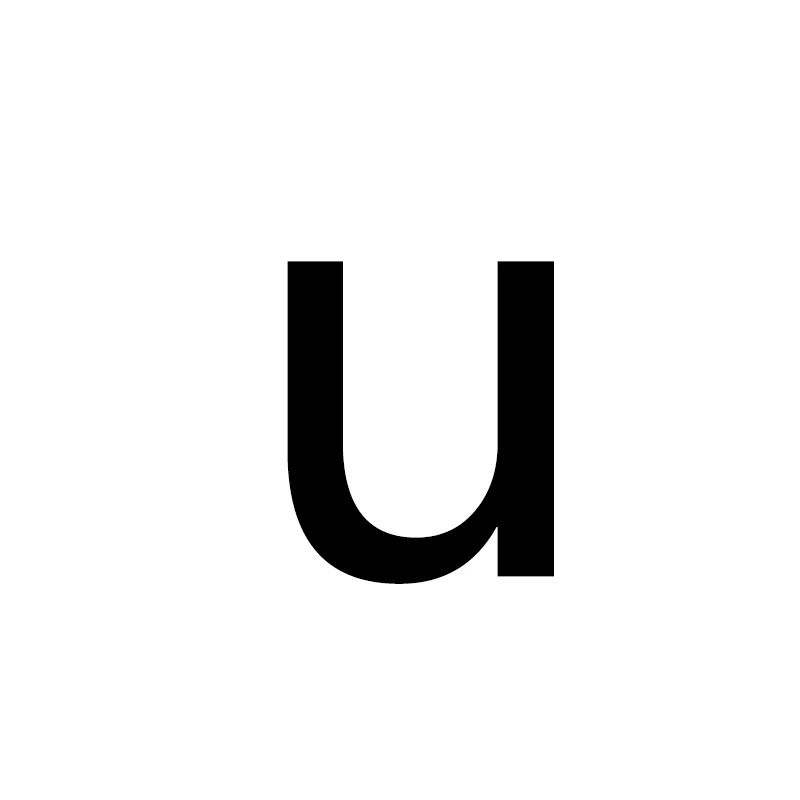 u Новинка, A-Z, буквы, цифровая камера, сделай сам, тибетский серебряный кулон, черное кожаное ожерелье, ручная работа, модные украшения для мужчин и женщин, подарок - Окраска металла: u