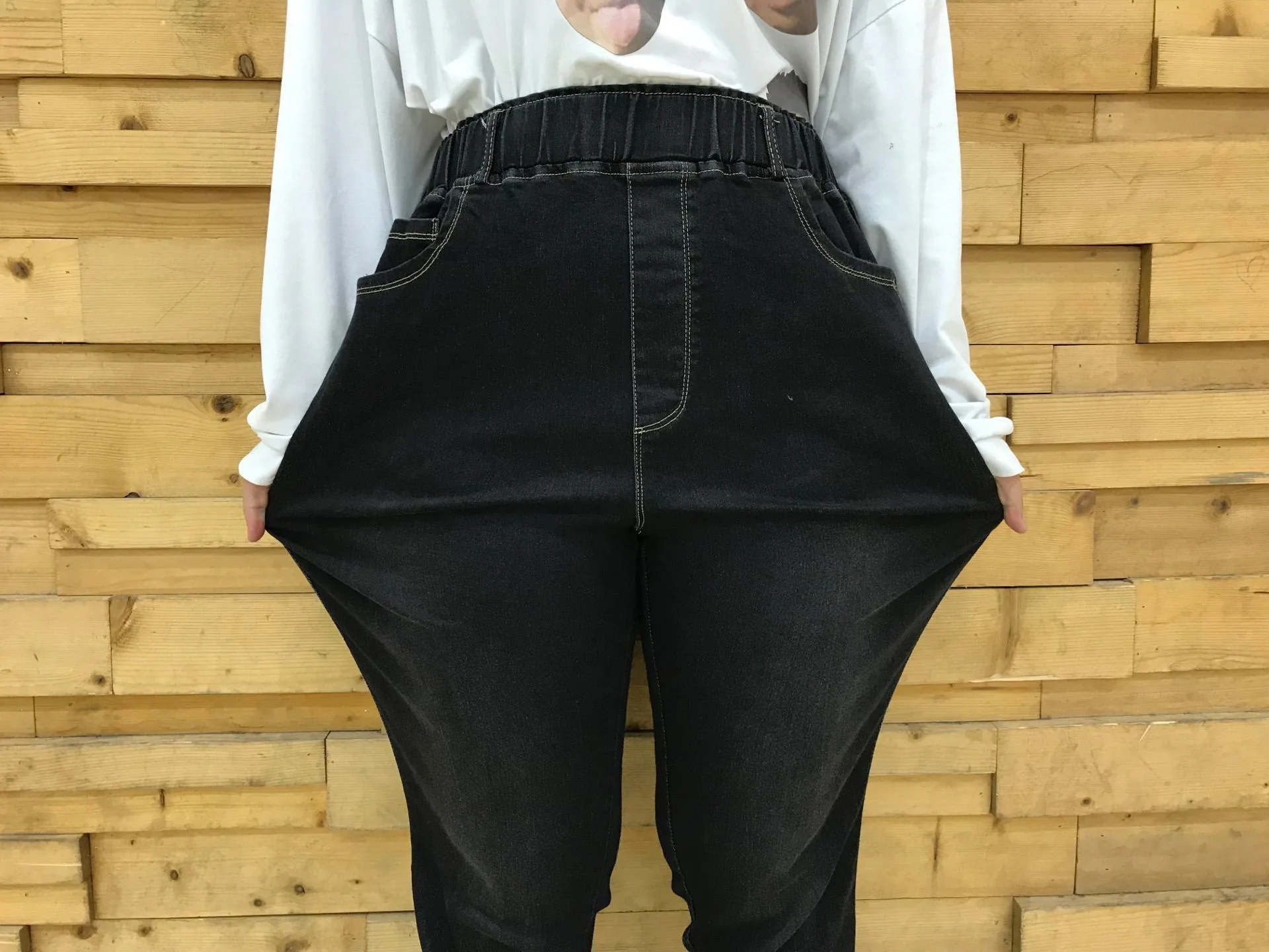 TUHAO женские джинсы с высокой талией 9XL 8XL 7X 6XL размера плюс брюки офисные повседневные женские штаны джинсовые штаны-карандаш 5XL LZ63