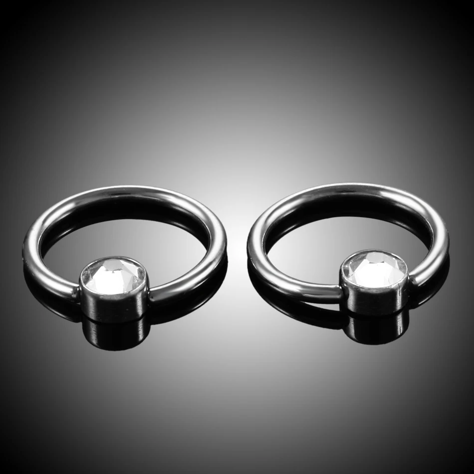 10 шт./лот 16G 100% G23 титановые захватывающие шарики Поддельные кольца для пирсинга в