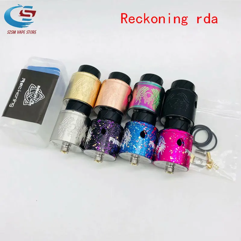 Reckoning RDA цветные Сменные Атомайзеры 25 мм 510 полностью регулируемый строительный