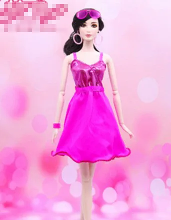 Одежда для кукол новые стили модное платье для куклы BB BBI918 - Цвет: k a dress only