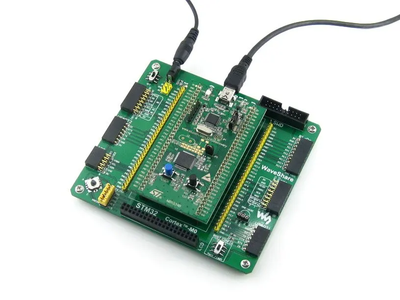STM32 плата ARM Cortex-M0 STM32F051R8T6 STM32F0DISCOVERY комплект макетной платы полный стандарт I/Os =