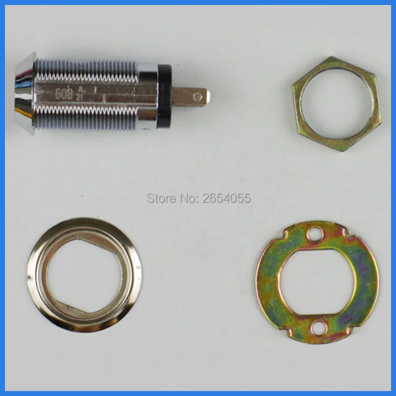 10 шт. 32 мм цилиндрический замок переключателя вендингового автомата с плоской