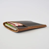 genuine leather bank card holder credit card case handmade crazy horse wallet for cards case to protect credit cards