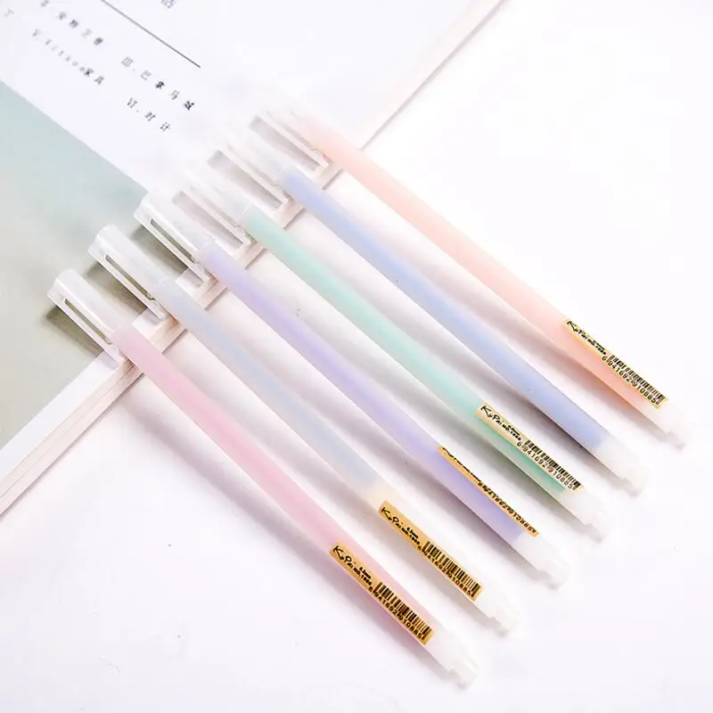 30 шт./лот Muji стиль 0.5 мм простые гелевая ручка иглы полный черный нейтральный ручка школьные, офисные принадлежности