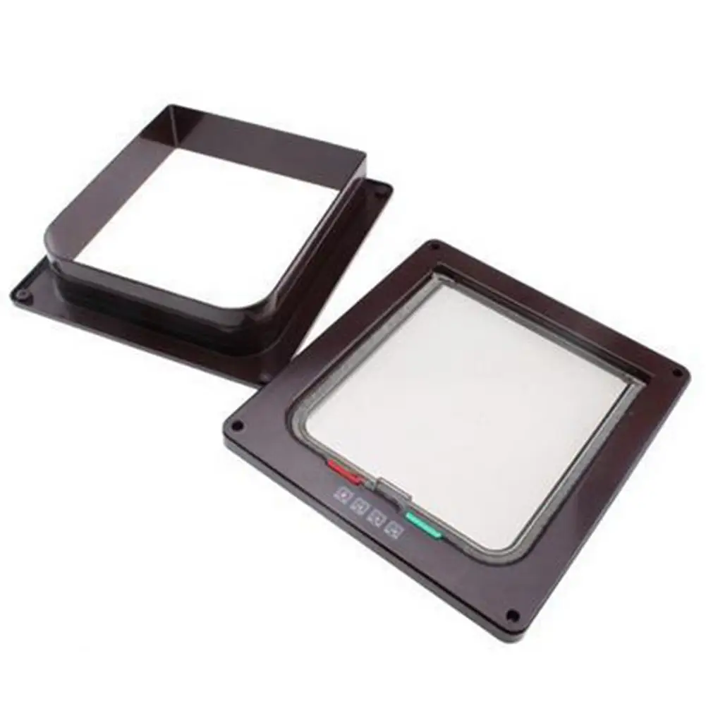 Hobbylane S/M/L Запираемая дверь для собаки, кошки, котенка, защитная дверь из АБС-пластика для животных, маленьких домашних животных, кошек, собак, ворот, товары для домашних животных