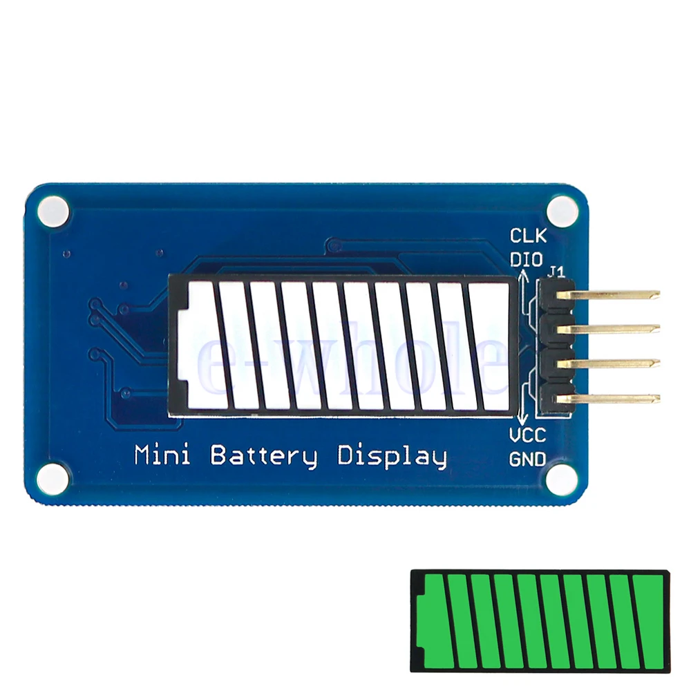 Цветная/зеленая/красная батарейка Светодиодная панель дисплей модуль 10