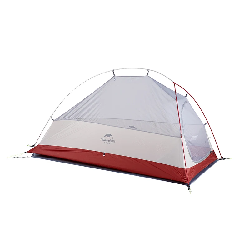 Ультралегкая походная палатка Naturehike CloudUp 20D/210T ткань для 1 человека с ковриком