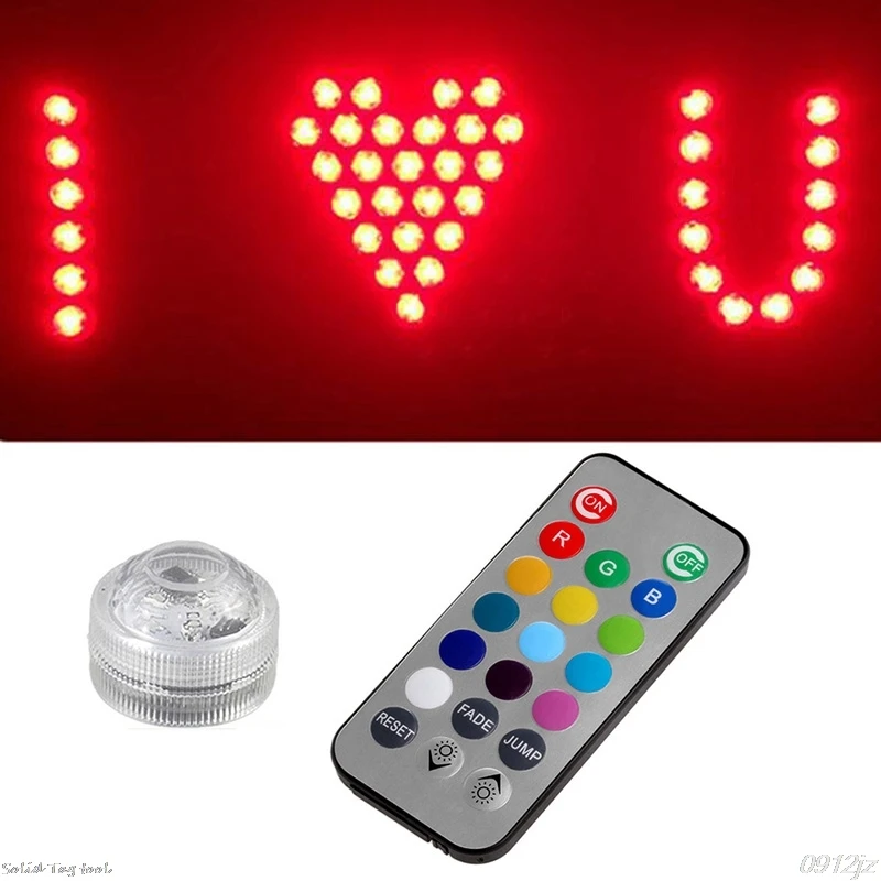 1 шт. пульт дистанционного управления LED Изменение цвета Свадебная вечеринка