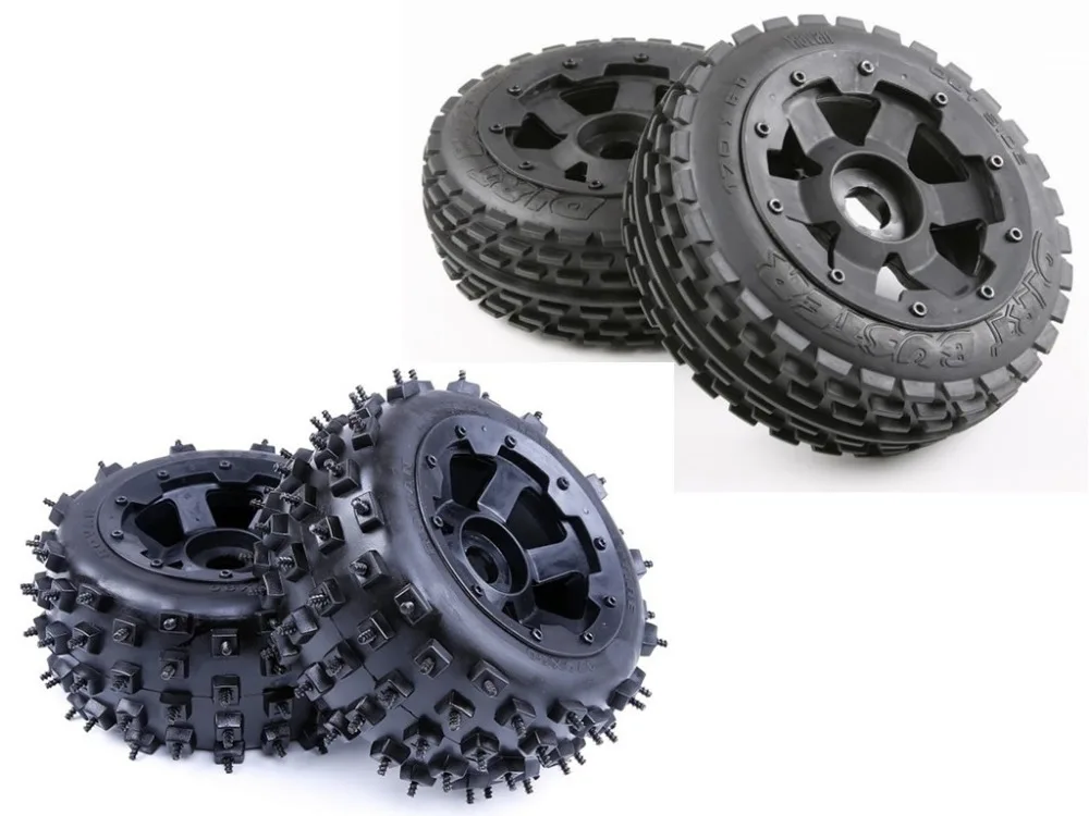 ROVAN пустоши ногтей колеса Набор внедорожные шины для HPI KM Baja 5B | Игрушки и хобби