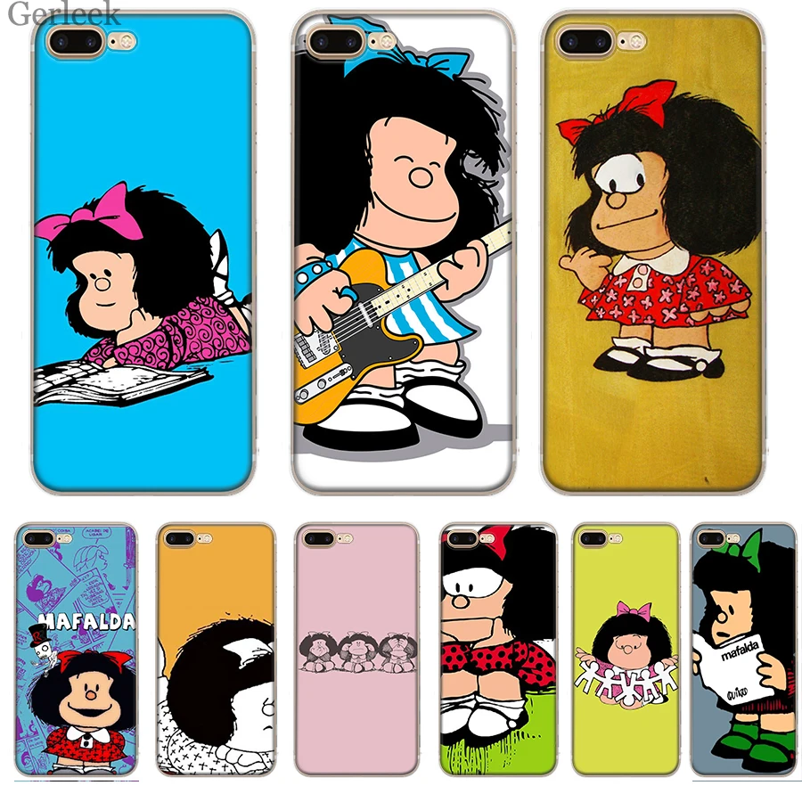 Mafalda DIY красивый чехол для телефона iPhone 7 8 6 6S 5 5S SE 11 Pro XR X XS Max|Чехлы-накладки| |