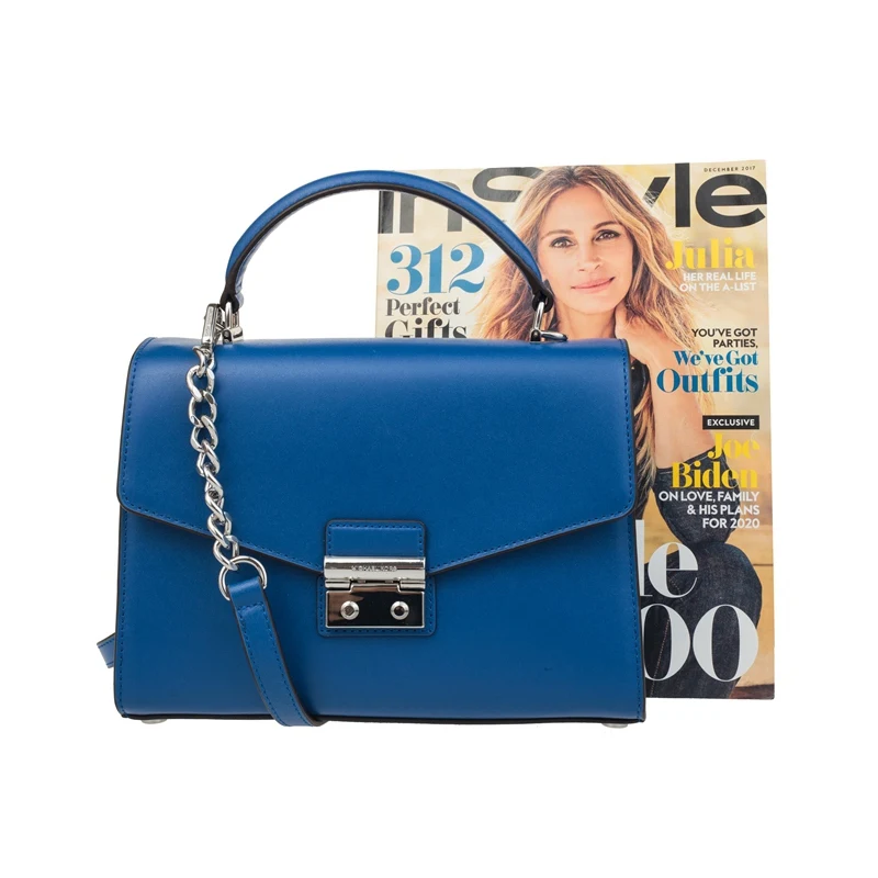 Женская сумочка со слоганом от Michael Kors кожаная сумка средней длины 30H7SSLS2L | Багаж и