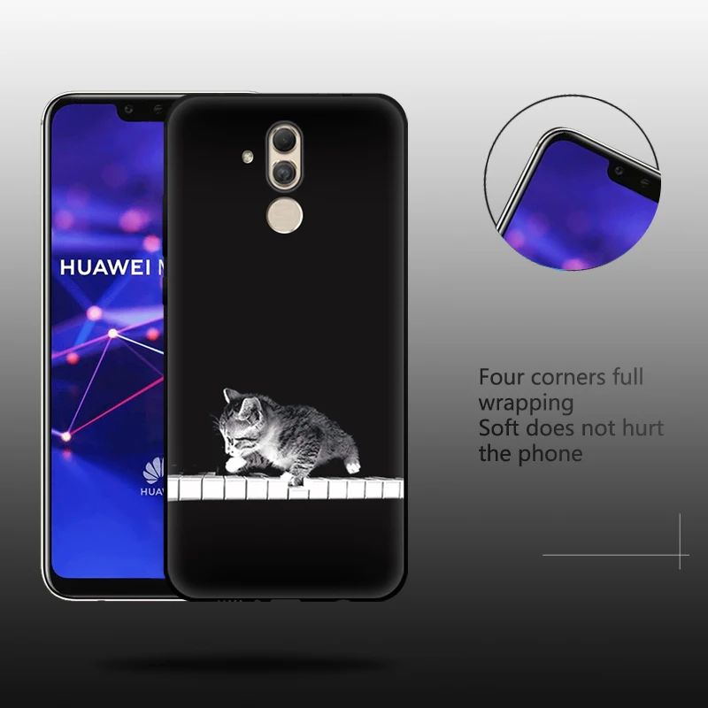 Чехол jurchen для huawei mate 20 Lite, силиконовый чехол, 6,3 дюймов, милый чехол для телефона, для huawei mate 20 Lite, SNE-AL00, SNE-LX1, задняя крышка