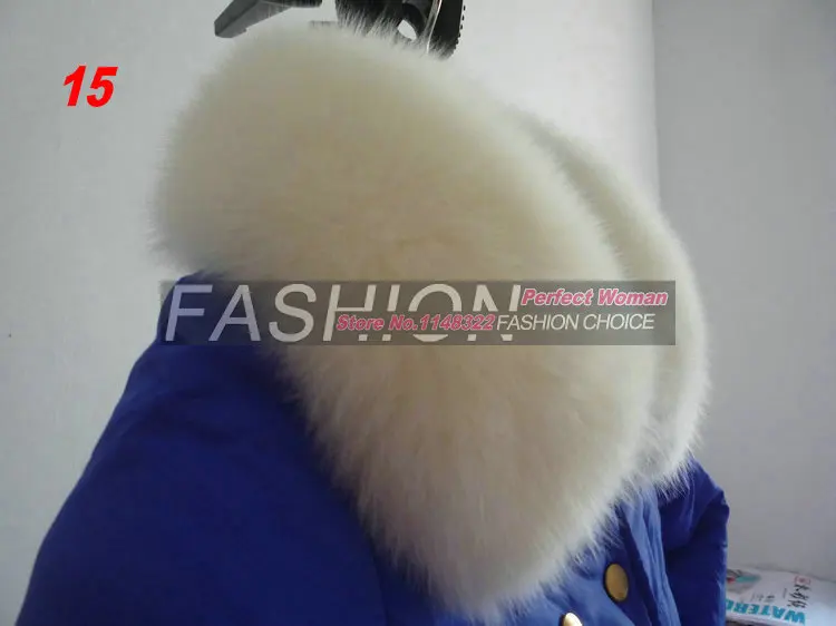 Мода сезона зима модные шали и шарфы шарфы-воротники их меха лисы 20 цветов женские меховые шарфы