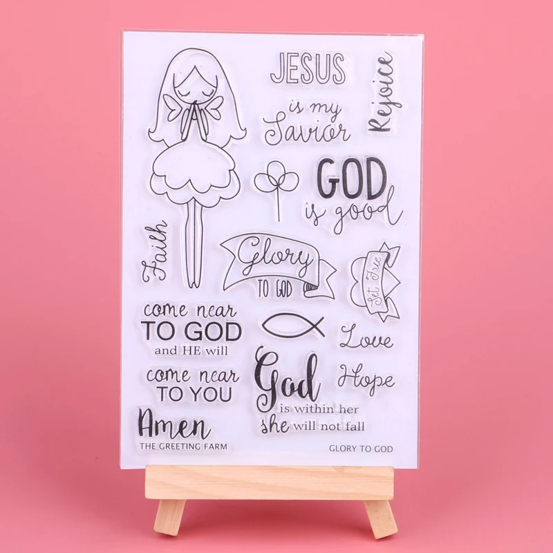 Девушка/красивые прозрачные штампы для скрапбукинга DIY/изготовление