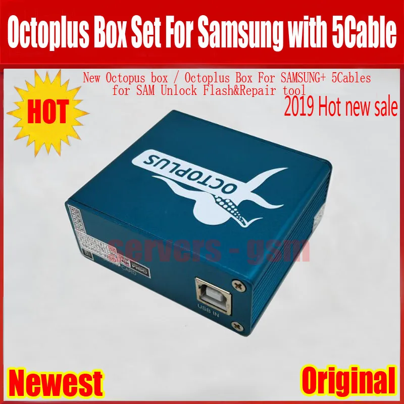 octoplus/octopus коробка для samsung активации для ремонта и вспышки и разблокировки+ 5 кабелей