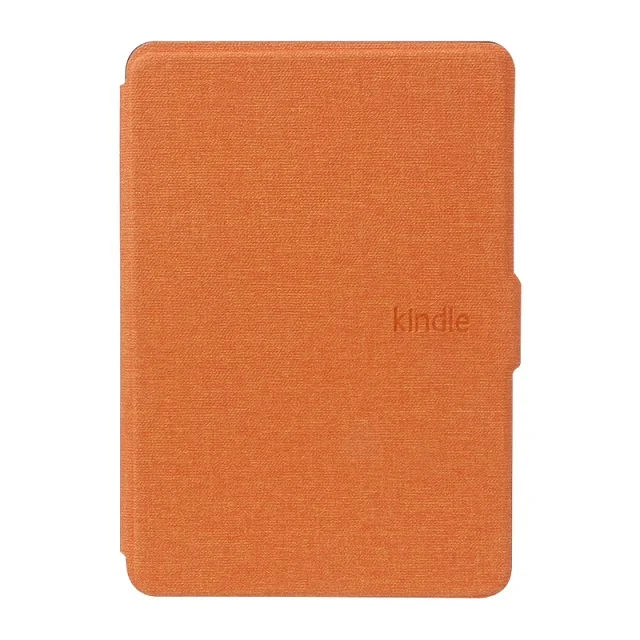 Оранжевый Защитный чехол с текстурой ткани для " Amazon Kindle Paperwhite 1/2/3 - Цвет: Оранжевый