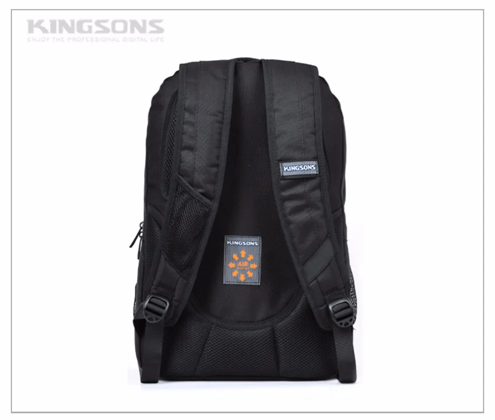 Kingsons брендовый рюкзак для ноутбука, черный мужской рюкзак, женская классическая сумка Mochila, рюкзак для мальчика, школьные сумки для подростков
