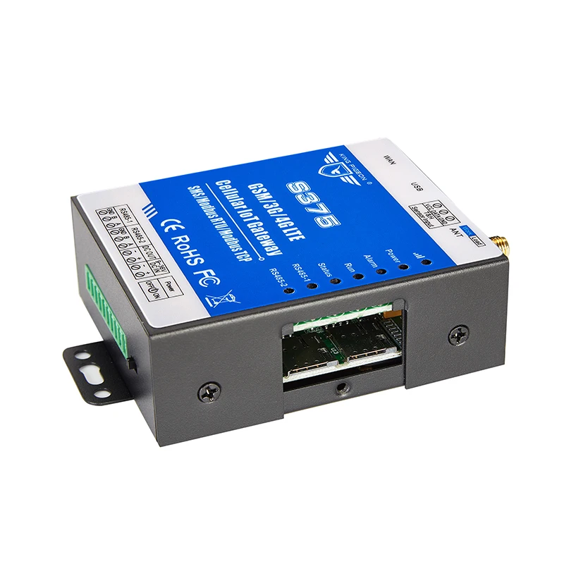 Modbus RTU к MQTT шлюз двойной sim-карты для UPS PLC VFD мониторинг поддерживает 320 I/O метки S375