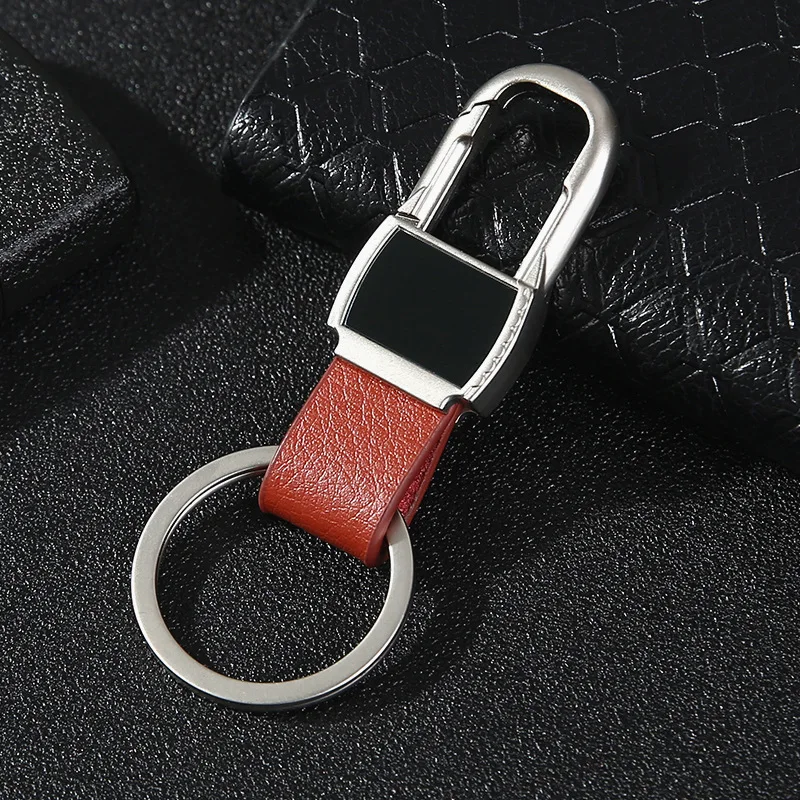 Men's metal stainless steel key ring charm chain fashion car brand logo holder accessories gift jewelry | Украшения и