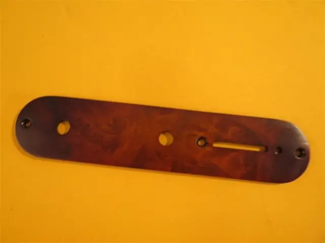 

1pcs bird's eye wood Guitar Tele Telecaster Control Plate Hand made #4148