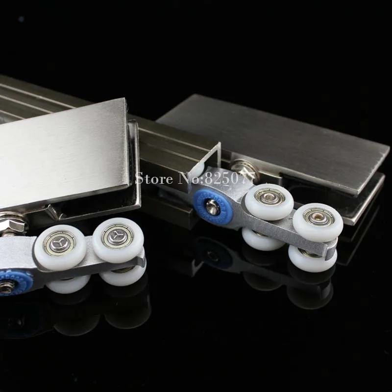 1 Набор раздвижных стеклянных дверных шкивов подвесные колеса для дверей ролики