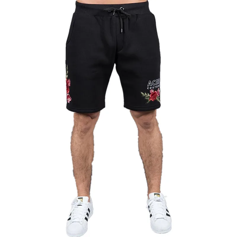GYMLOCKER мужские Бодибилдинг шорты выше колена тренажерные залы фитнес slim fit