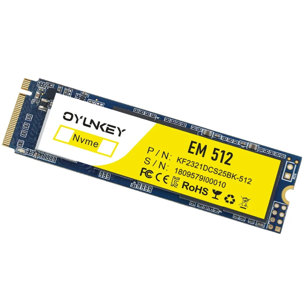 M.2 SSD OYUNKEY 256 ГБ 512 NVME твердотельный накопитель PCIE 2280 жесткий диск 3D NAND PCI Express