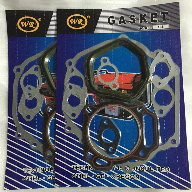 2X полный комплект прокладок для GX390 китайский 188F 5KW 2 шт./лот дешевый ГЕНЕРАТОР repl. OEM