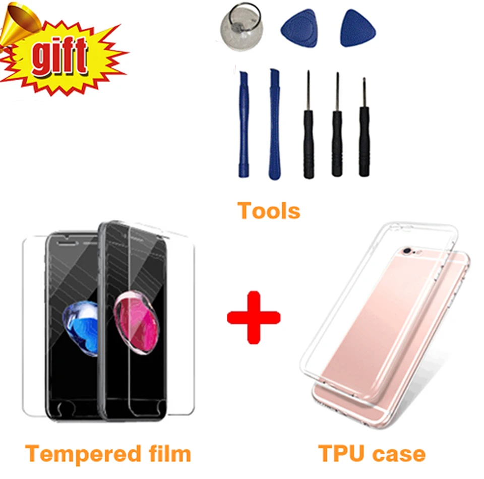 Оригинальный ЖК экран AAAA для iPhone 6S Plus 5 шт./лот дисплей дигитайзер сенсорный