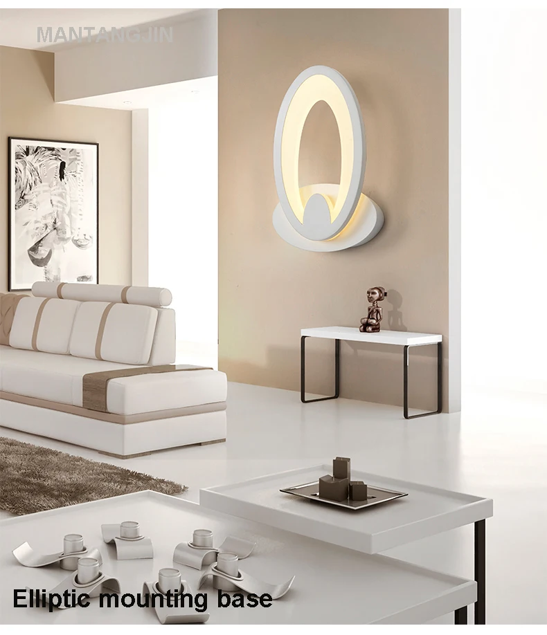 Настенный светильник светодиодный для ванной спальни 11 Вт настенный