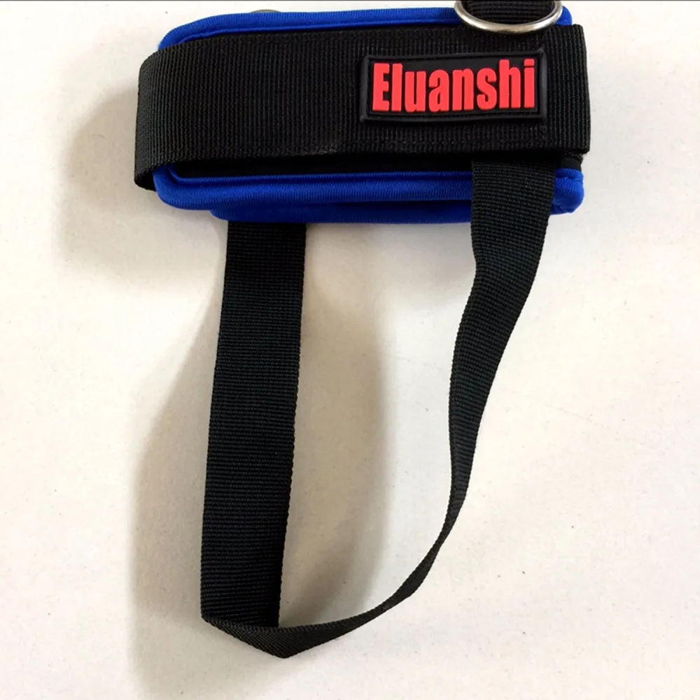 2pcs D-ring Ankle Anchor Strap Belt Multi Gym Cable Attachment Thigh Leg Pulley Strap Lifting Fitness Exercise Training parts
