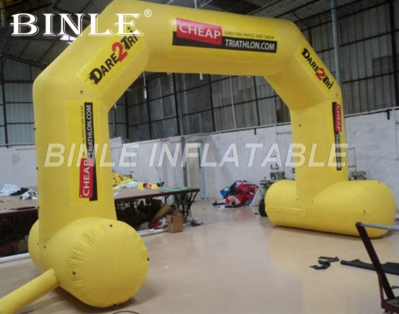 Free shipping portable black outdoor event cheap inflatable arch running race entrance bow for sale | Игрушки и хобби