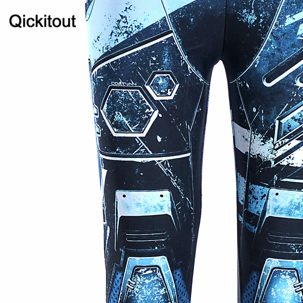 Qickitout леггинсы Популярные летние стильные женские с принтом Трансформеры