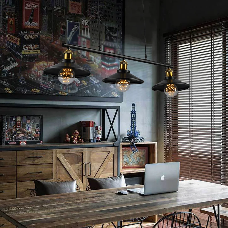 Koop Vintage Hanger Lichten Loft Hanglamp Retro Opknoping Lamp Lampenkap Voor Restaurant/Bar/Koffie Shop Home Verlichting Luminarias