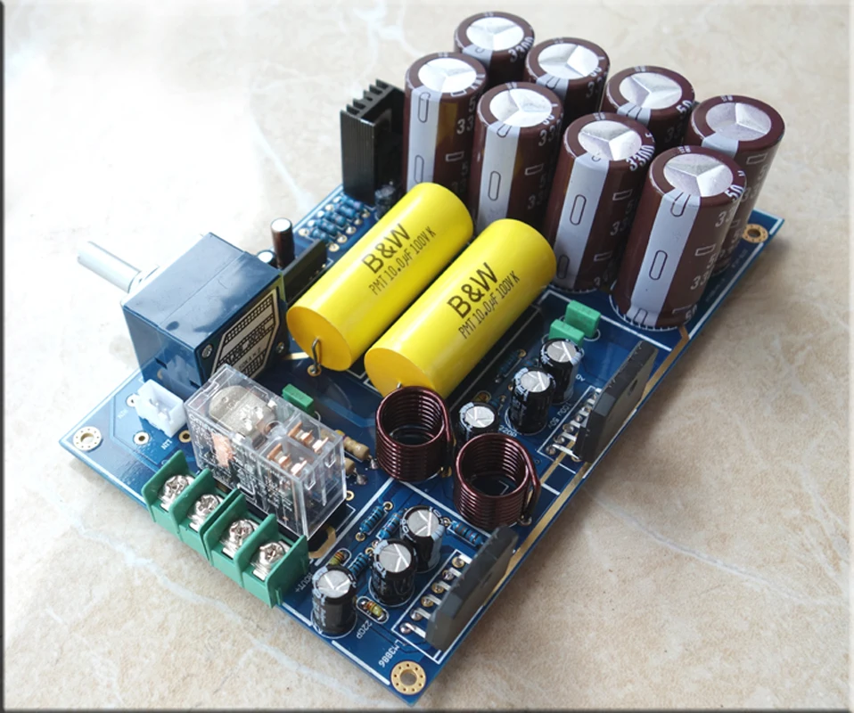 LM3886 68 Вт+ 68 Вт ALPS 27 усиления 30 раз OMRON релейный усилитель завершена доска