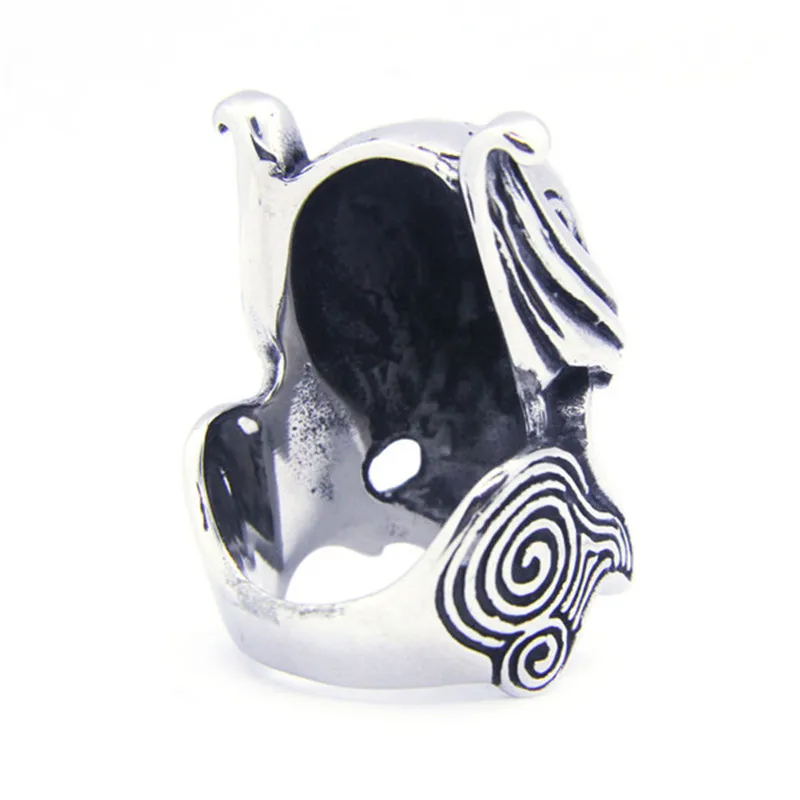 Rany&ampRoy Red Crystal Eyes Skull Ring 316L Stainless Steel Fashion King | Украшения и аксессуары