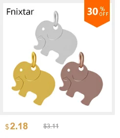 Fnixtar DIY ручной работы из нержавеющей стали мини Шарм Подвеска 12 мм полированный золотой цвет OM Sun Металлические Подвески для изготовления ювелирных изделий 5 шт./лот
