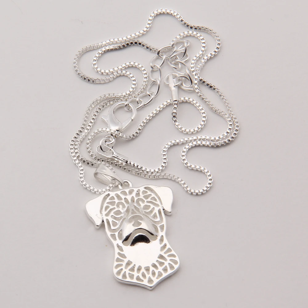 Ожерелье с ротвейлером 1 шт. 3D подвеска подвеской в виде щенка и собаки подарок на