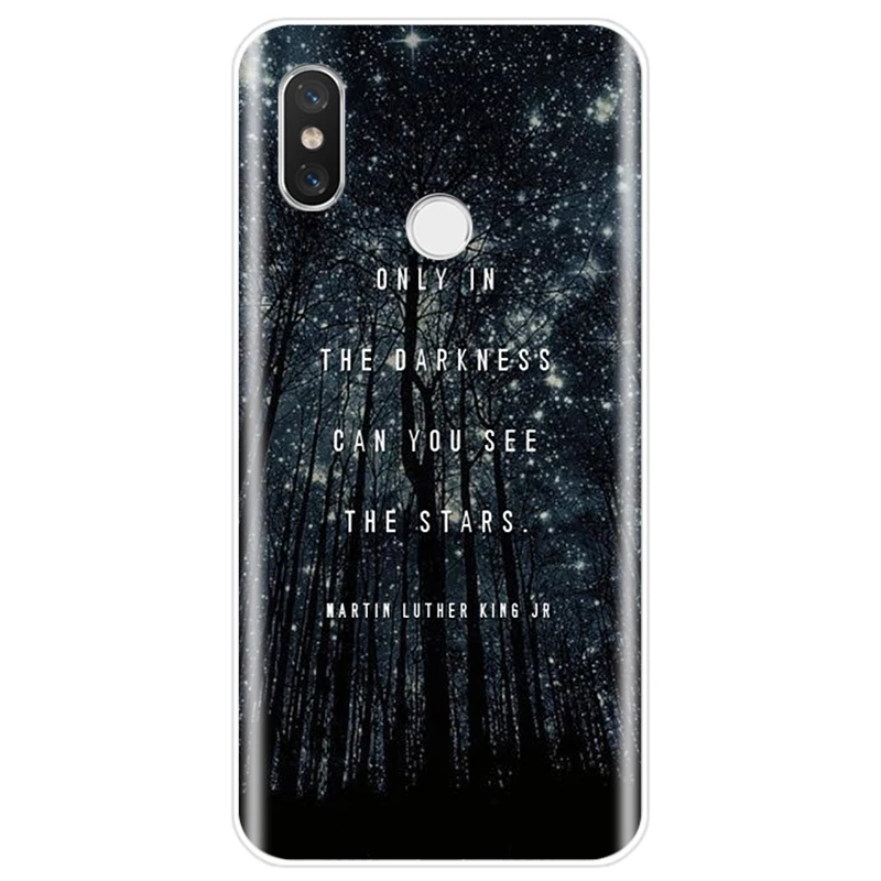 Вдохновляющие цитаты чехол для телефона из мягкого силикона ТПУ с рисунком xiaomi 4