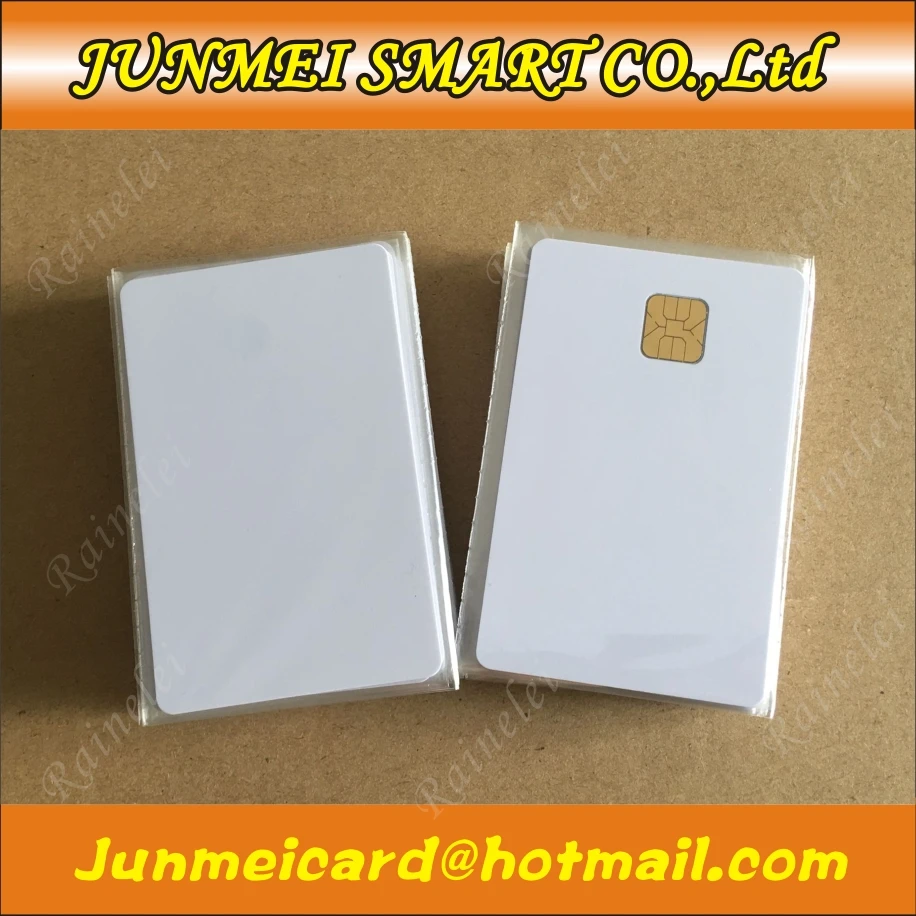 ISO 7816 белый AT24C64 чип смарт IC карта с 64K EEPROM памяти для системы контроля доступа 1 шт