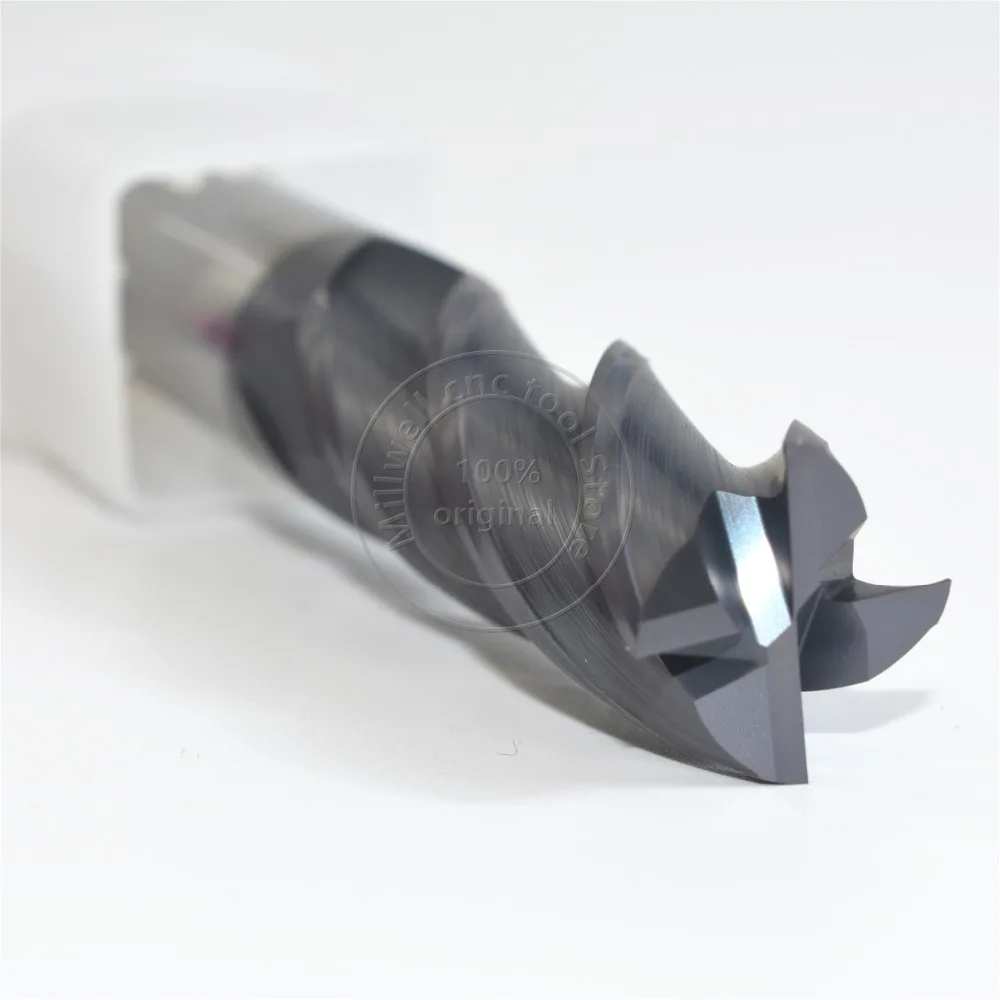 Спиральная Концевая фреза HRC50 с 4 канавками твердосплавная бесплатная доставка