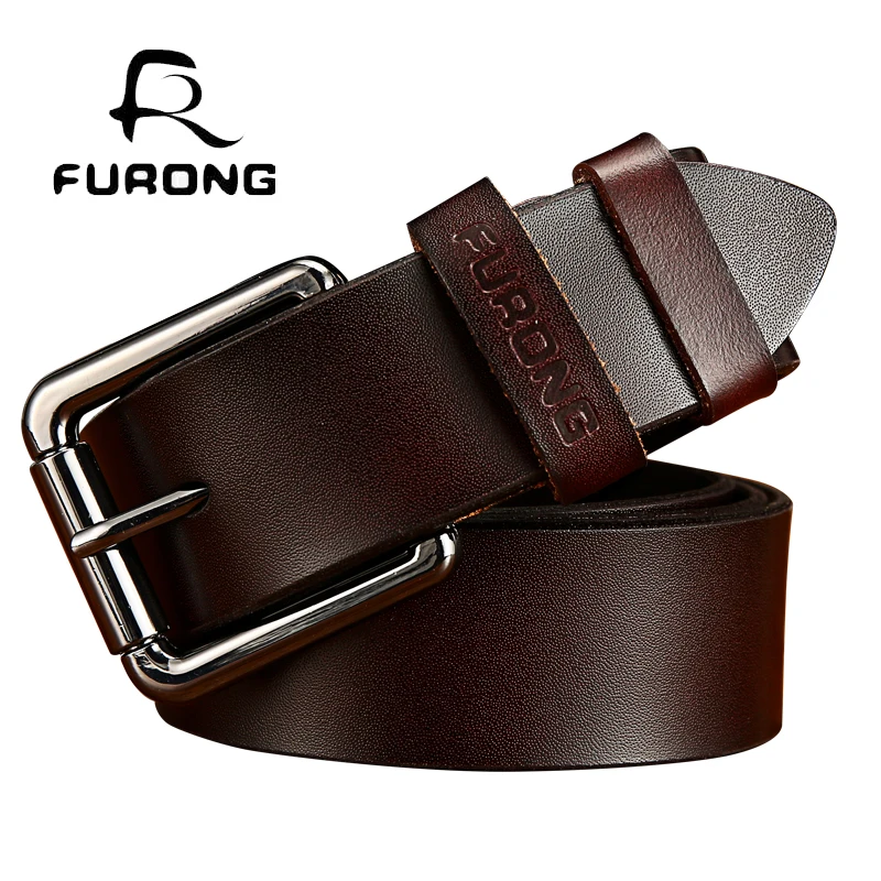 luxury men belt genuine leather full-grain male designer belt buckle real leather belt men high quality vintage look male belts