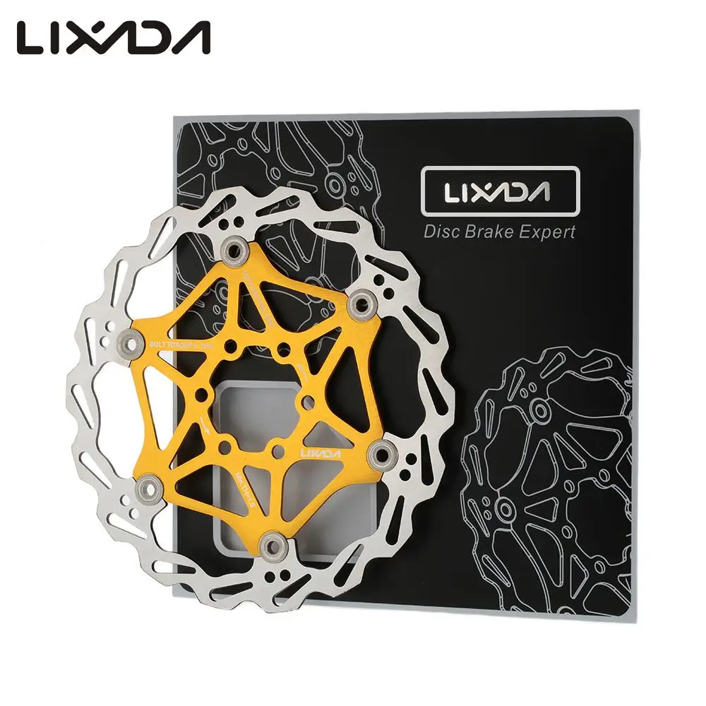 Lixada велосипедный тормоз ротора 6 болтов 160 дорожный руль MTB плавающий дисковый